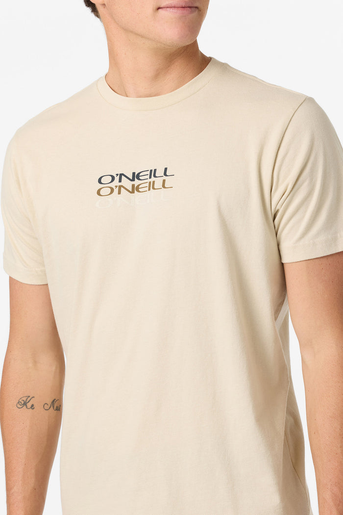 Triple Stack Standard Fit Tee - Lt Khaki | O'Neill