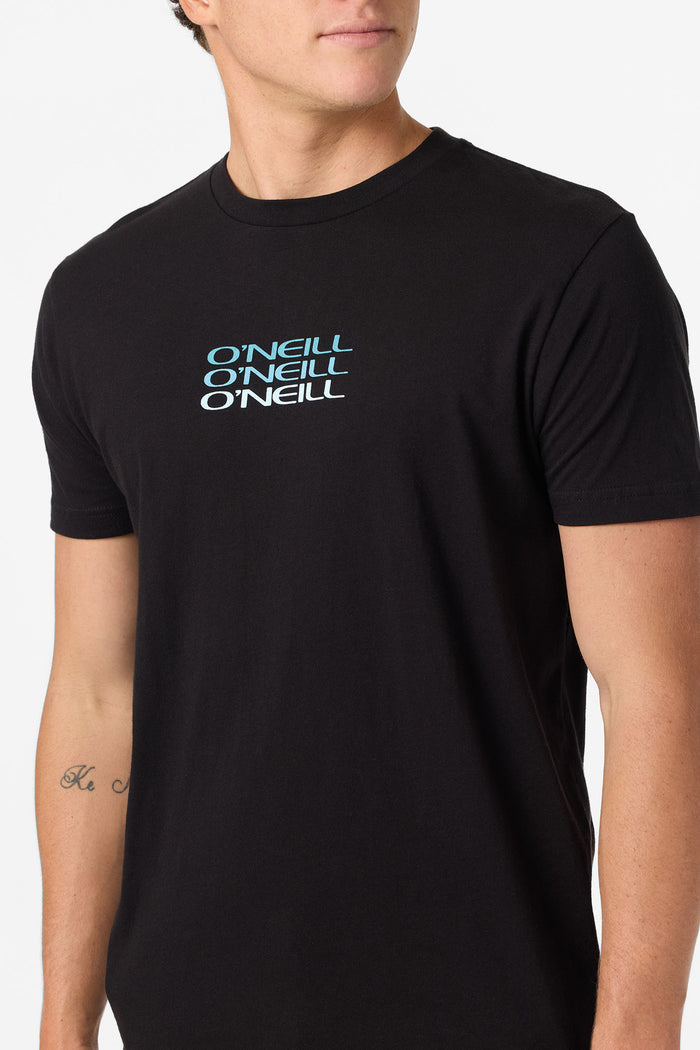 Triple Stack Standard Fit Tee - Black | O'Neill