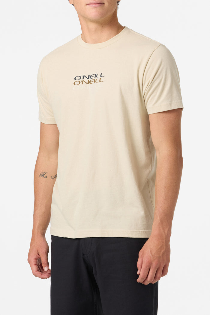 Triple Stack Standard Fit Tee - Lt Khaki | O'Neill