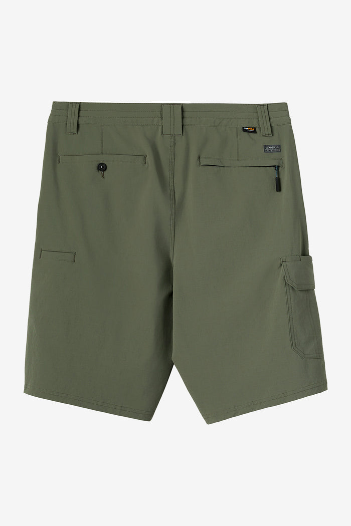 TRVLR 20" Cargo Hybrid Shorts - Dark Olive | O'Neill