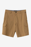 TRVLR Cargo  20" Hybrid Shorts - Check w/ Morgan - Dark Khaki | O'Neill