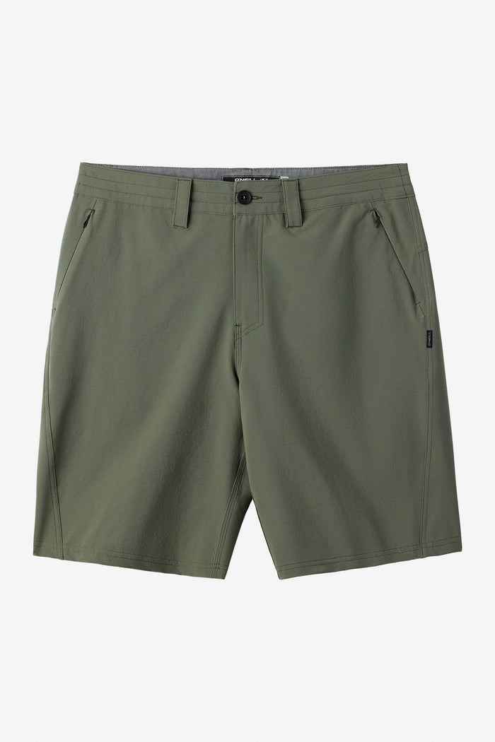 TRVLR Enduro 19" Hybrid Shorts - Dark Olive | O'Neill