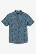 TRVLR Perforated Printed Standard Fit Shirt - Dark Slate | O'Neill