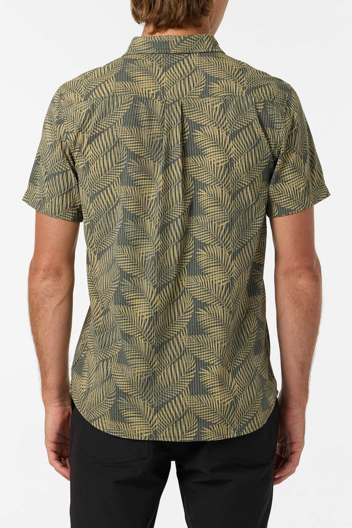 TRVLR Perforated Printed Standard Fit Shirt - Dark Olive | O'Neill