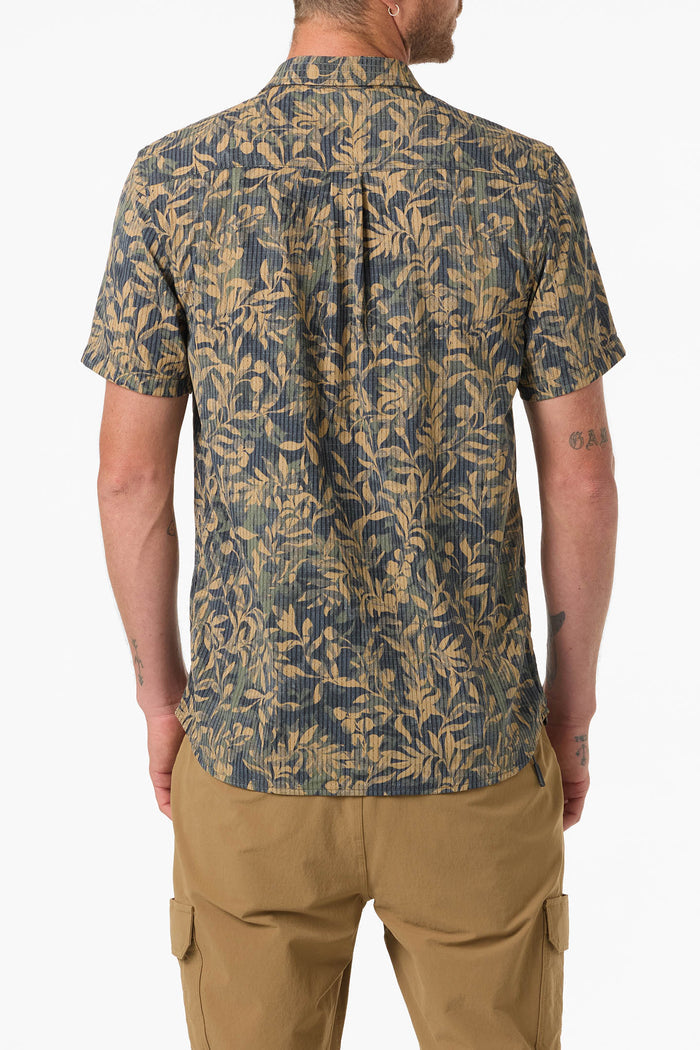 TRVLR Perforated Printed Standard Fit Shirt - Black | O'Neill
