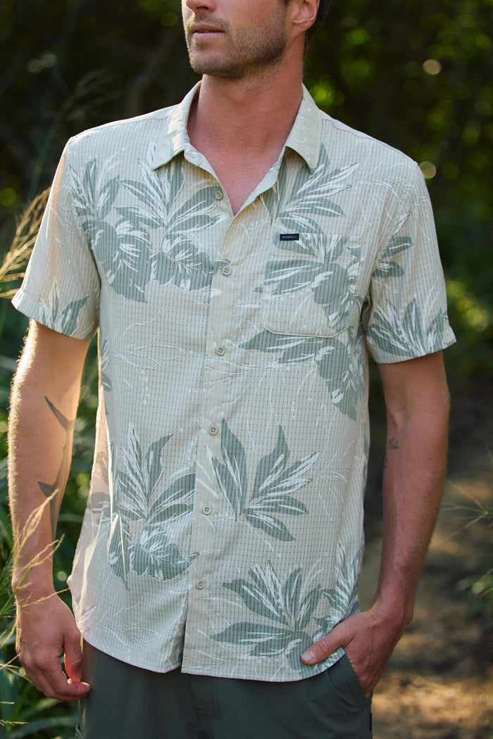 TRVLR Perforated Printed Standard Fit Shirt -  | O'Neill