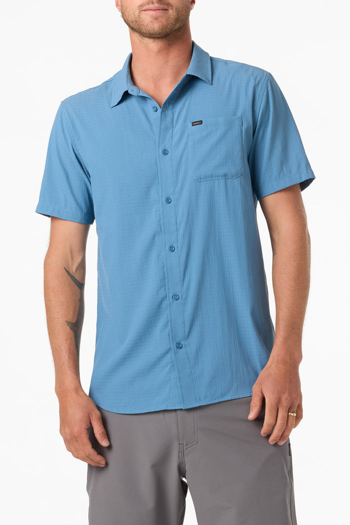 TRVLR Perforated Standard Fit Shirt - Captain'S Blue | O'Neill