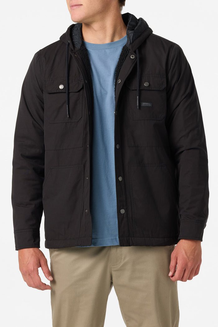TRVLR Royce Hooded Jacket - Black | O'Neill