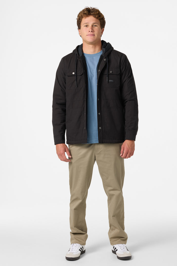 TRVLR Royce Hooded Jacket - Black | O'Neill