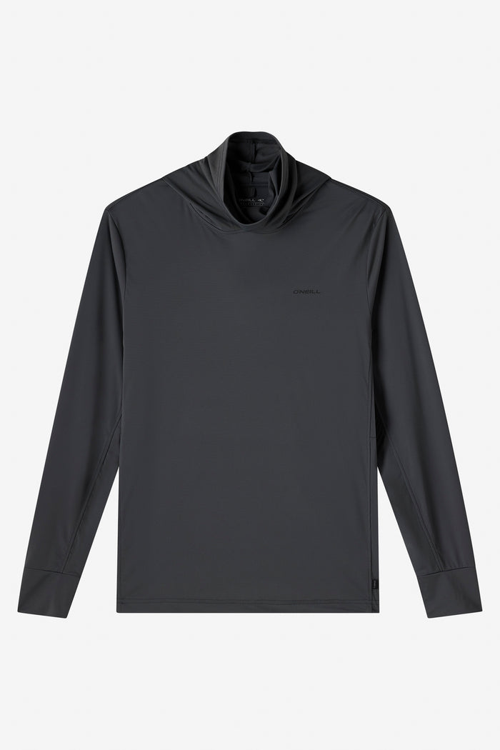 TRVLR UPF Elevated Hooded Long Sleeve Pullover - Dark Shadow | O'Neill