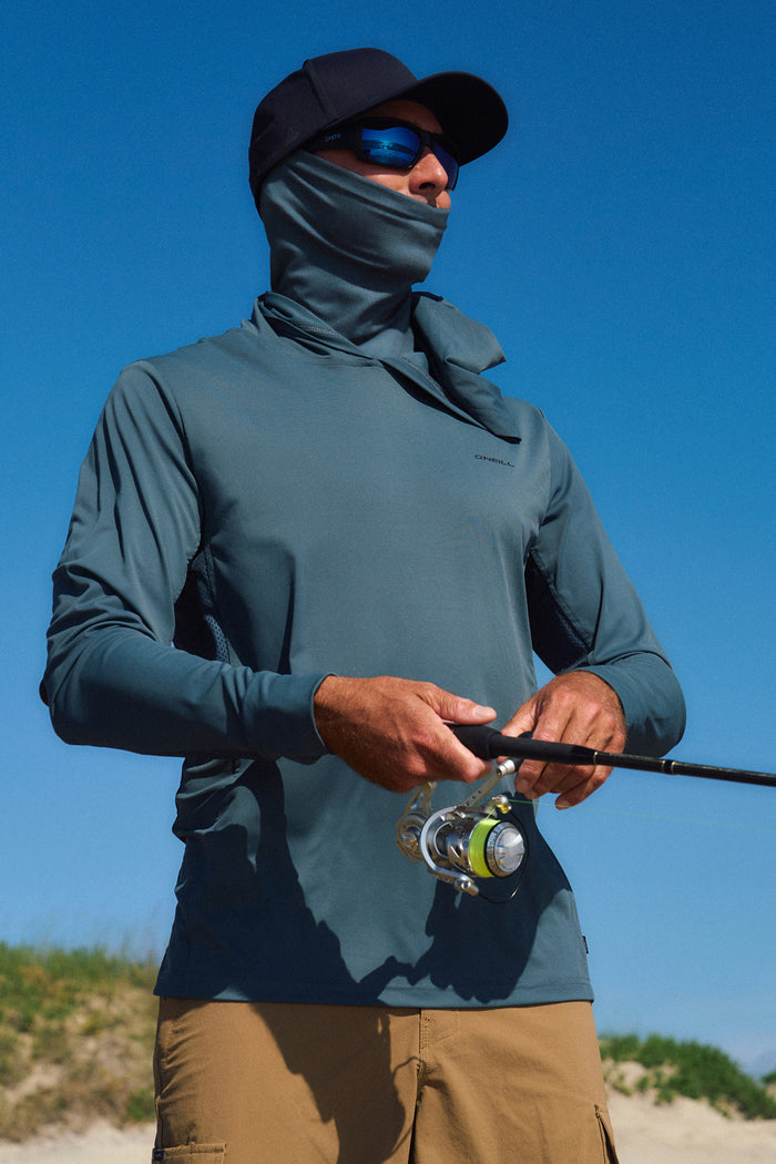 TRVLR UPF Elevated Hooded Long Sleeve Pullover
