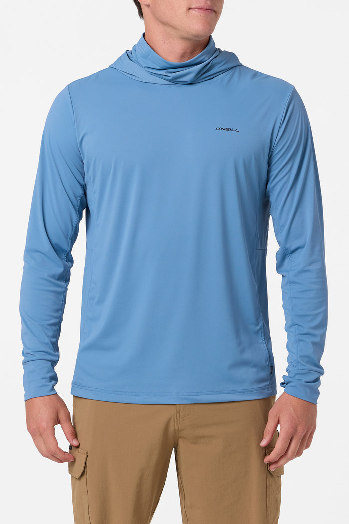TRVLR UPF Elevated Hooded Long Sleeve Pullover
