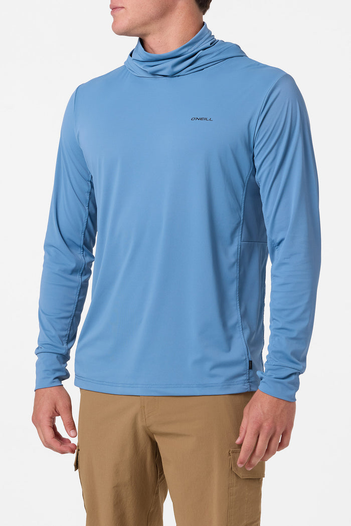 TRVLR UPF Elevated Hooded Long Sleeve Pullover