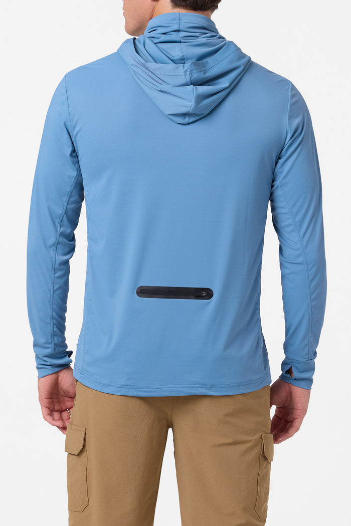 TRVLR UPF Elevated Hooded Long Sleeve Pullover