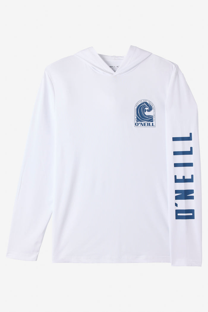 TRVLR UPF Hooded Long Sleeve Shirt - White | O'Neill
