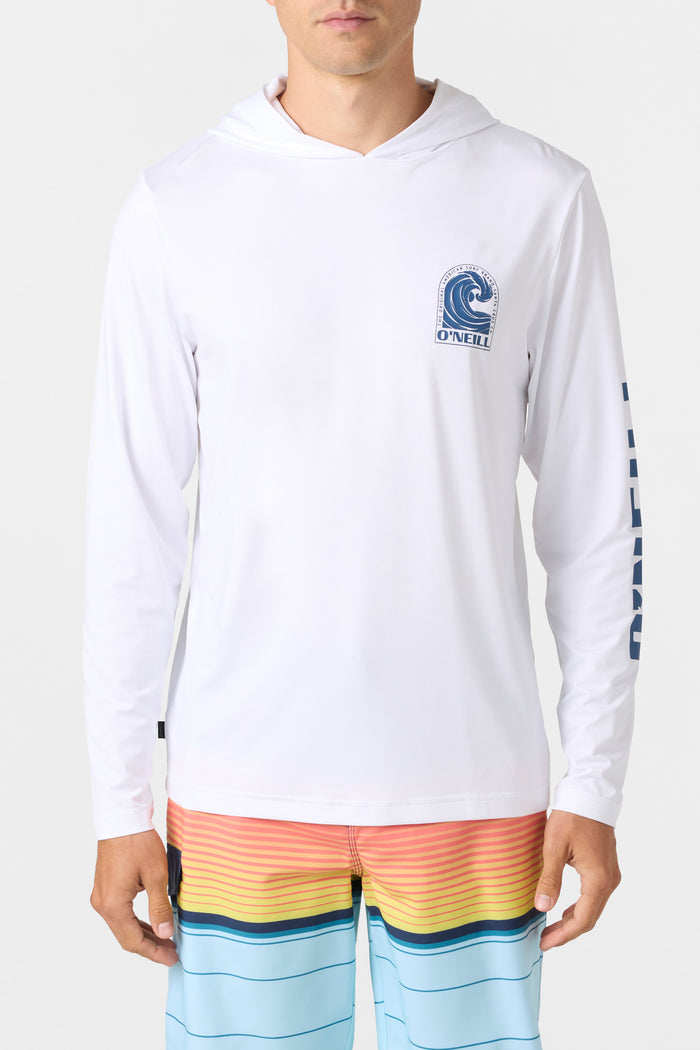 TRVLR UPF Hooded Long Sleeve Shirt - White | O'Neill