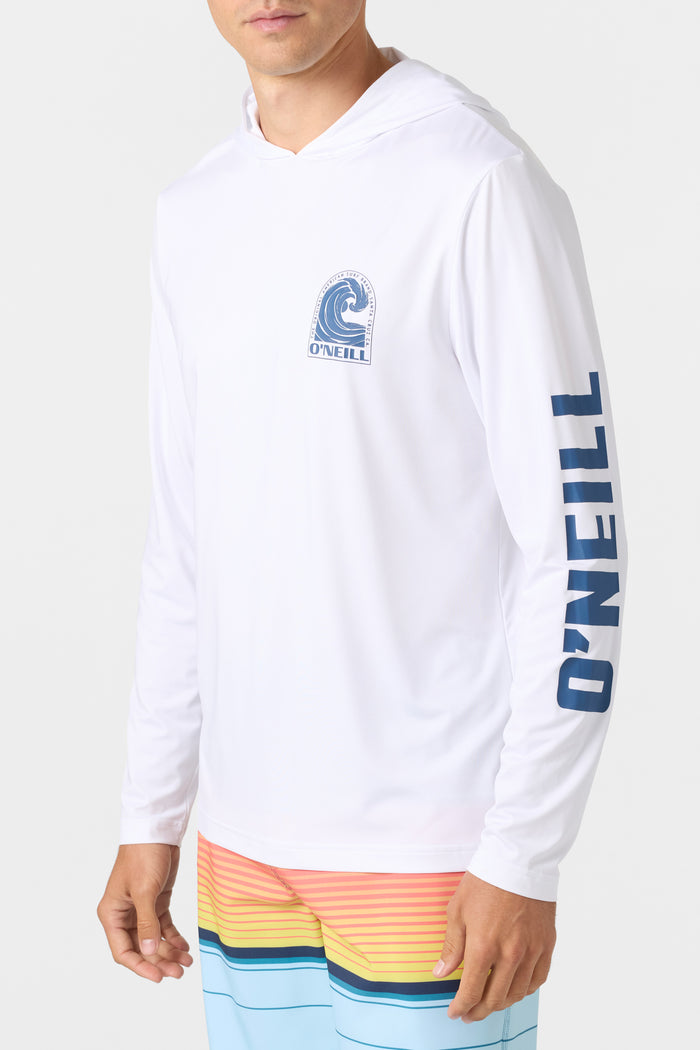 TRVLR UPF Hooded Long Sleeve Shirt - White | O'Neill