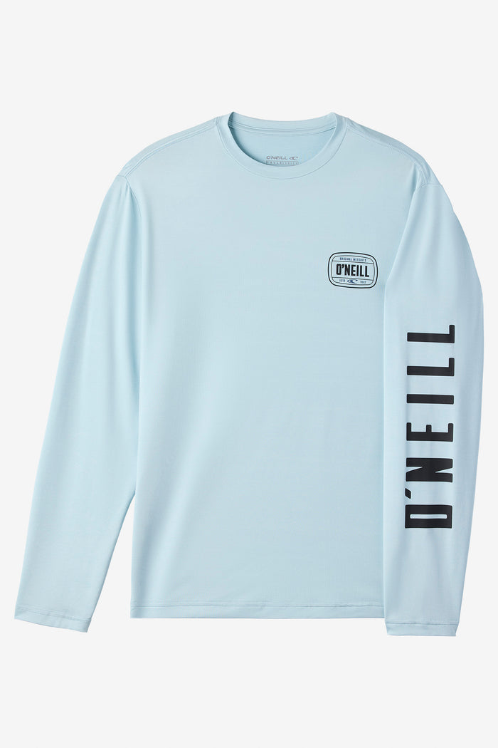 TRVLR UPF Long Sleeve Shirt - Heather Light Blue | O'Neill
