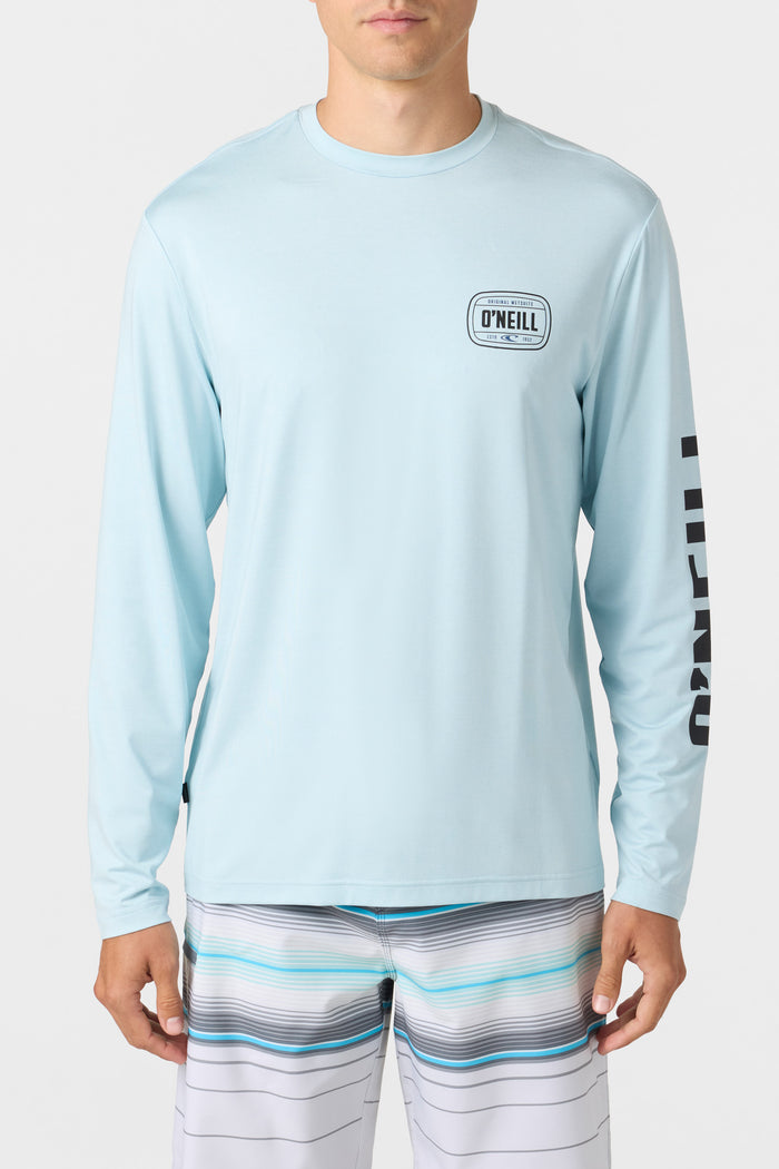 TRVLR UPF Long Sleeve Shirt - Heather Light Blue | O'Neill