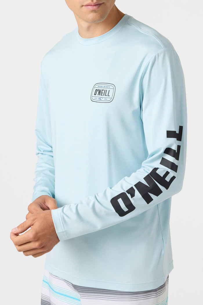 TRVLR UPF Long Sleeve Shirt - Heather Light Blue | O'Neill
