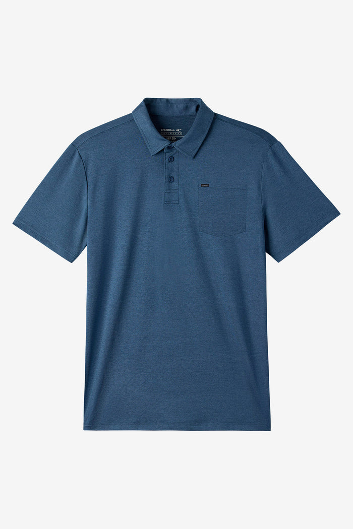 TRVLR UPF Polo - Navy Heather | O'Neill