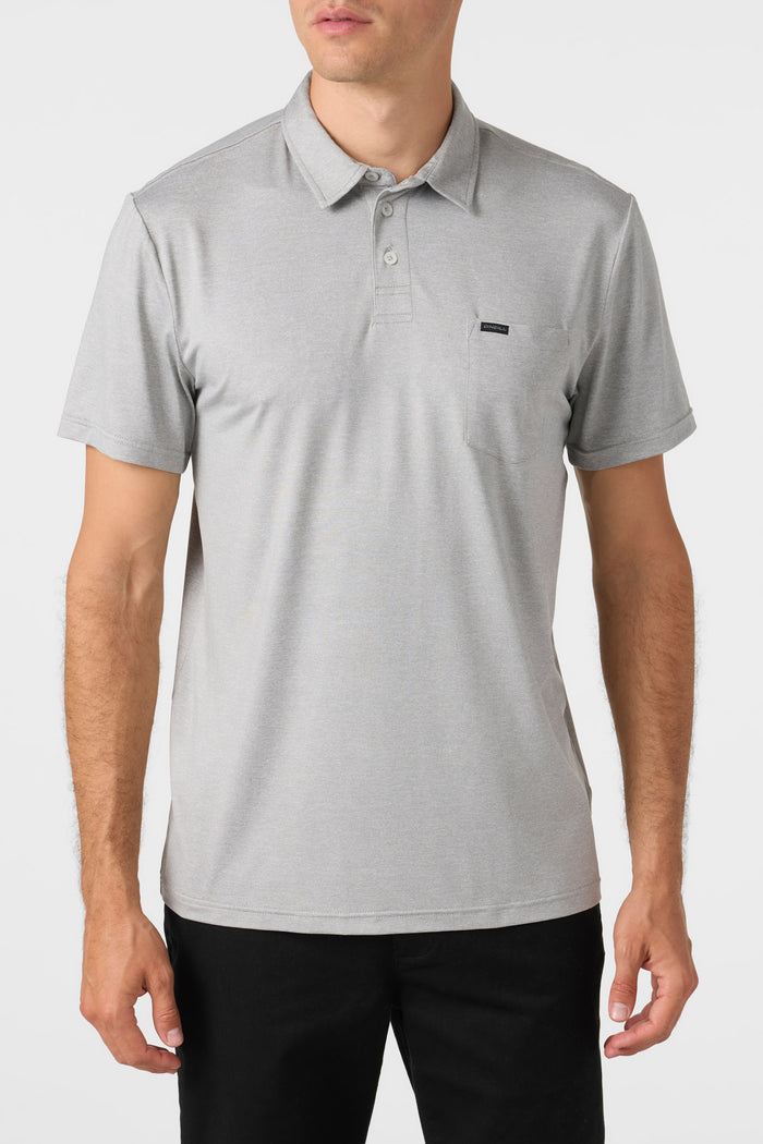 TRVLR UPF Polo - Heather Grey | O'Neill