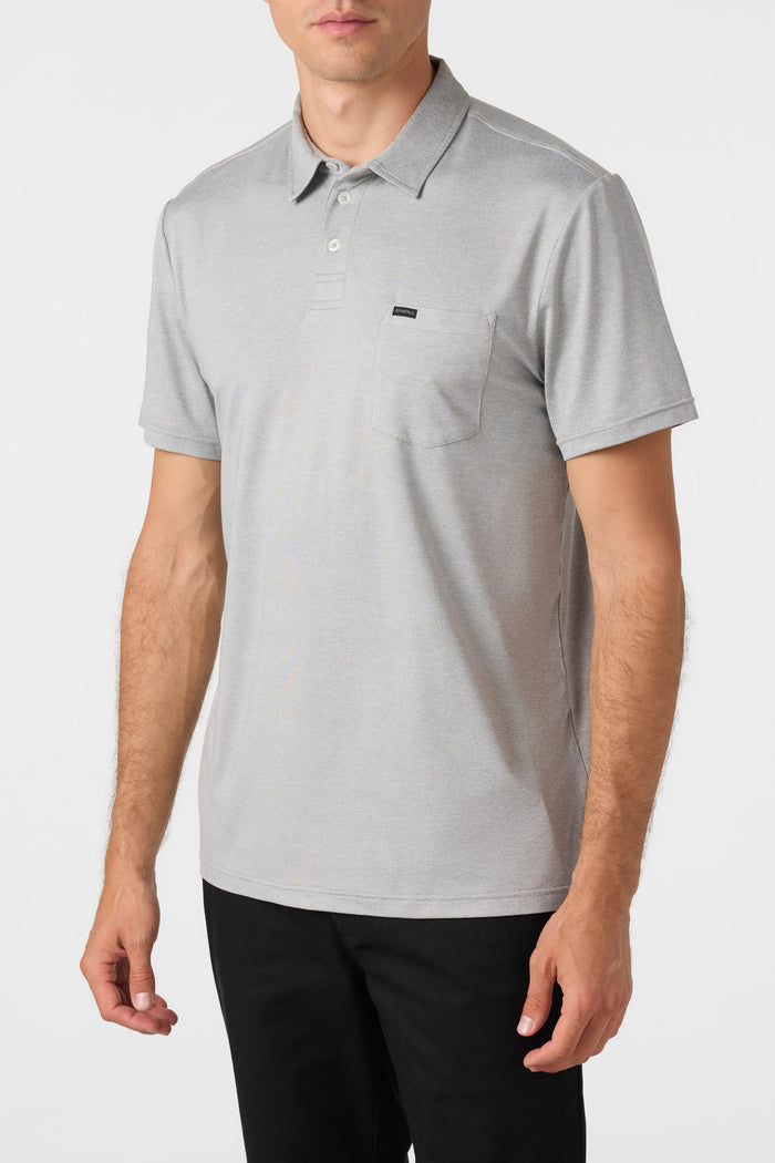 TRVLR UPF Polo - Heather Grey | O'Neill