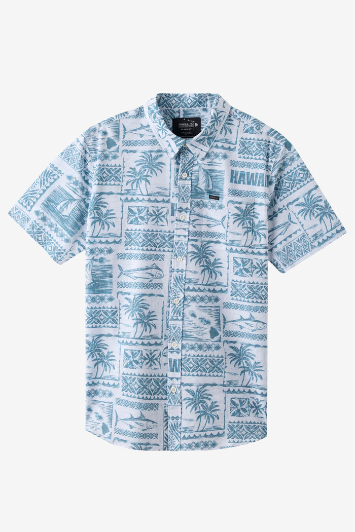TRVLR UPF Traverse Hawaii Fit Shirt - White | O'Neill