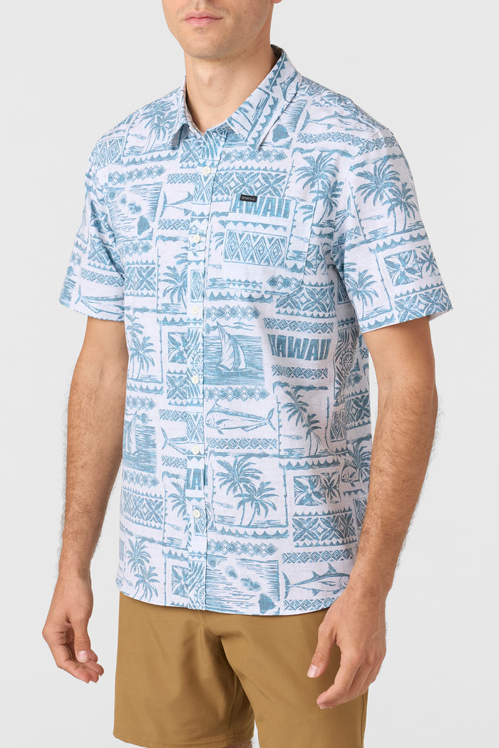 TRVLR UPF Traverse Hawaii Fit Shirt - White | O'Neill
