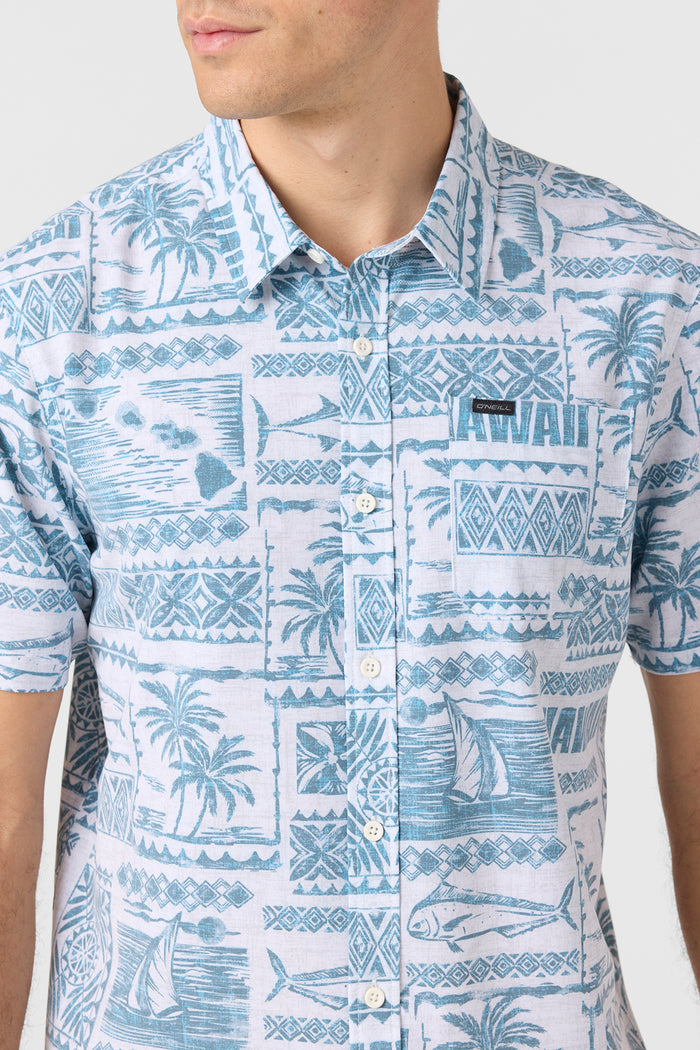 TRVLR UPF Traverse Hawaii Fit Shirt - White | O'Neill