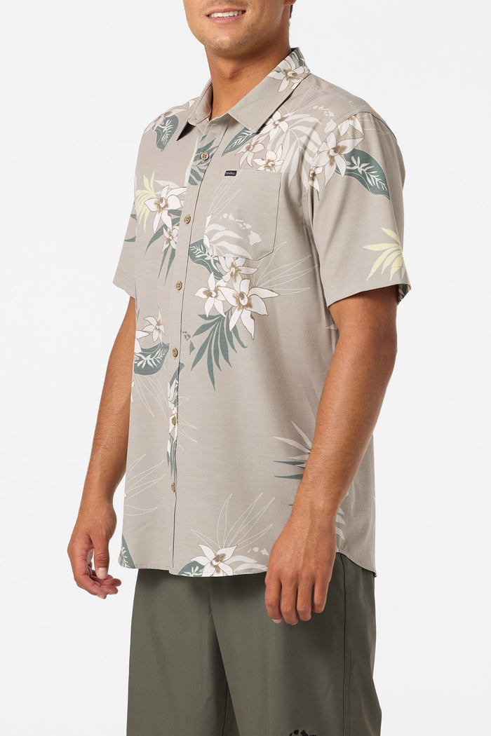 TRVLR UPF Traverse Hawaii Shirt - Khaki | O'Neill