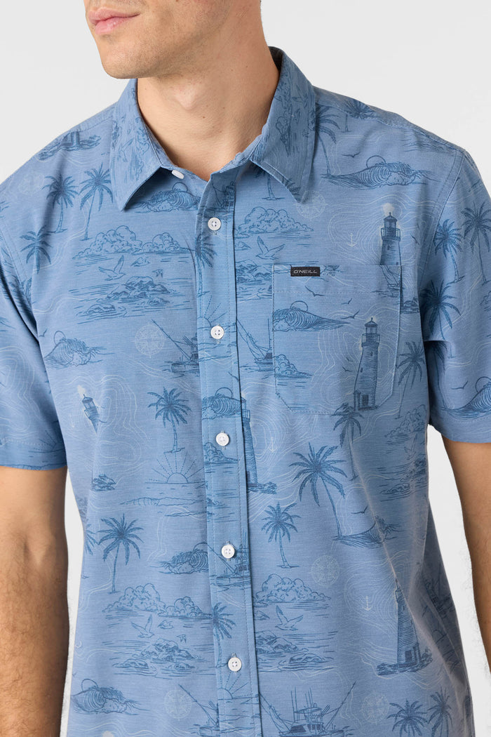 TRVLR UPF Traverse Relaxed Fit Shirt - Blue Mirage | O'Neill