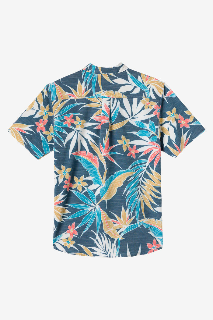 TRVLR UPF Traverse Slub Relaxed Fit Shirt - Midnight Navy | O'Neill