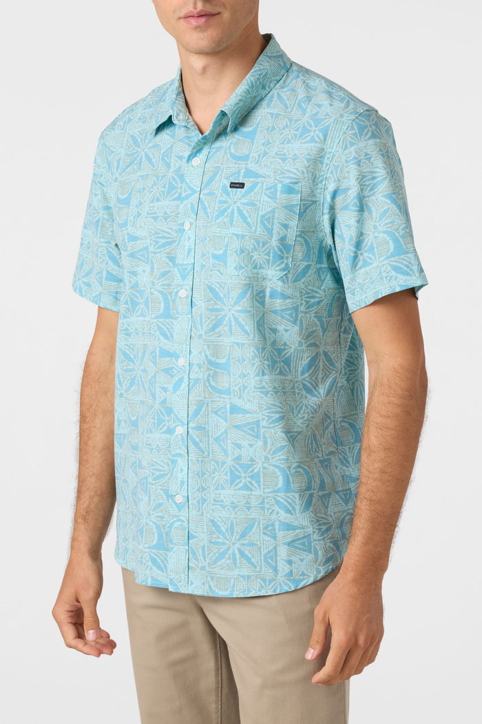 TRVLR UPF Traverse Slub Shirt - Pastel Turquoise | O'Neill