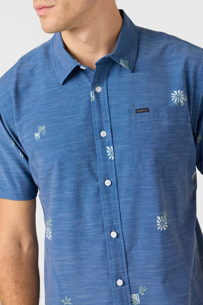TRVLR UPF Traverse Slub Standard Fit Shirt - Indigo | O'Neill