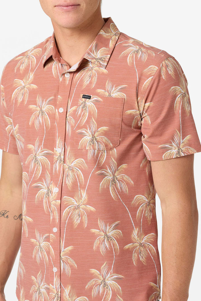 TRVLR UPF Traverse Slub Standard Fit Shirt - Baked Clay | O'Neill