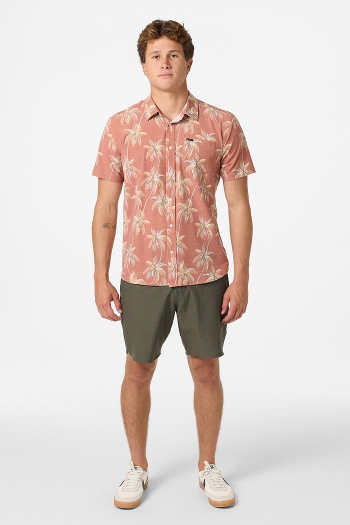 TRVLR UPF Traverse Slub Standard Fit Shirt - Baked Clay | O'Neill