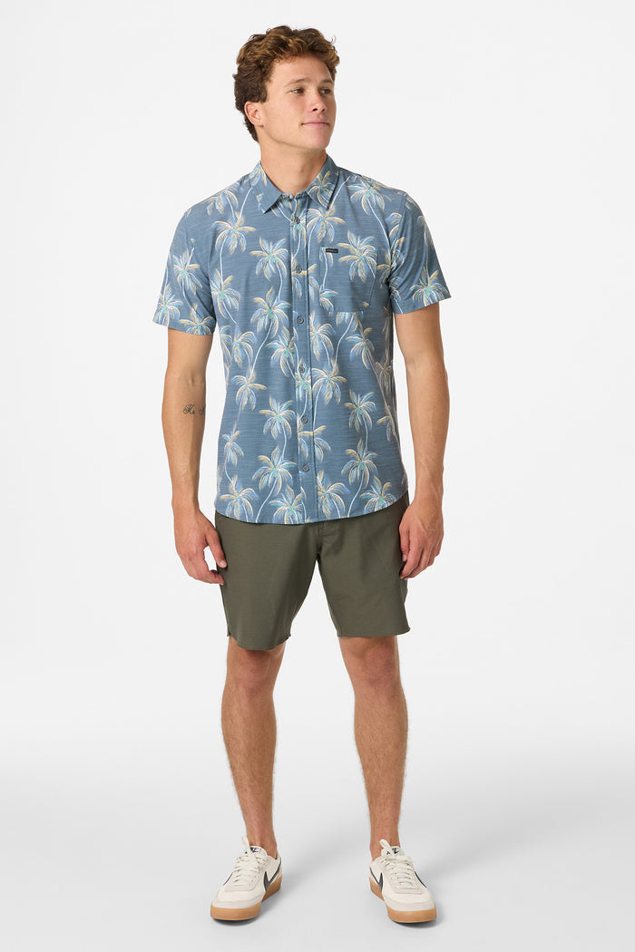TRVLR UPF Traverse Slub Standard Fit Shirt - Dark Slate | O'Neill