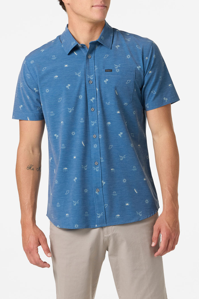 TRVLR UPF Traverse Standard Fit Shirt - Indigo 2 | O'Neill