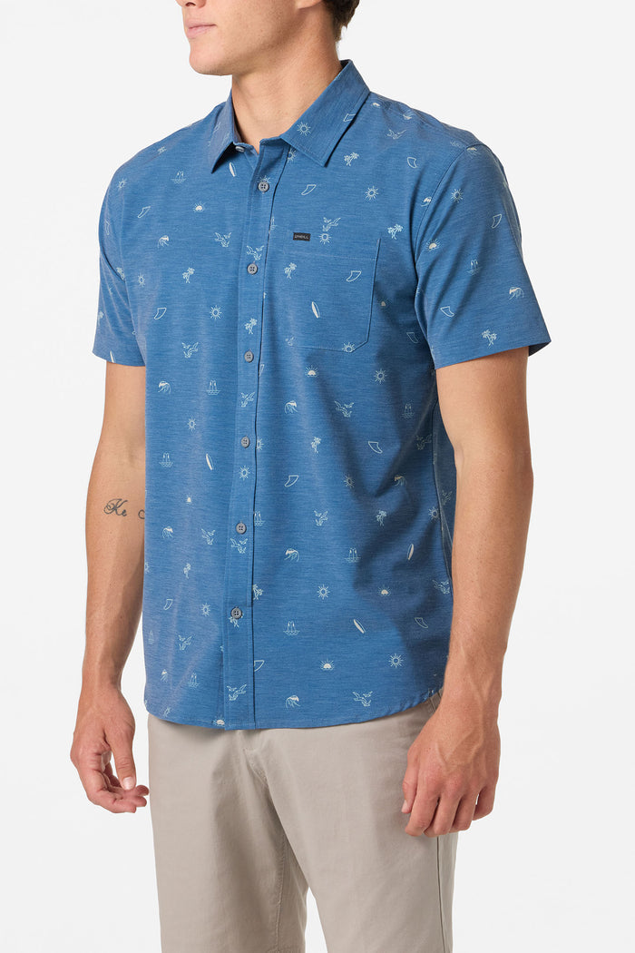TRVLR UPF Traverse Standard Fit Shirt - Indigo 2 | O'Neill
