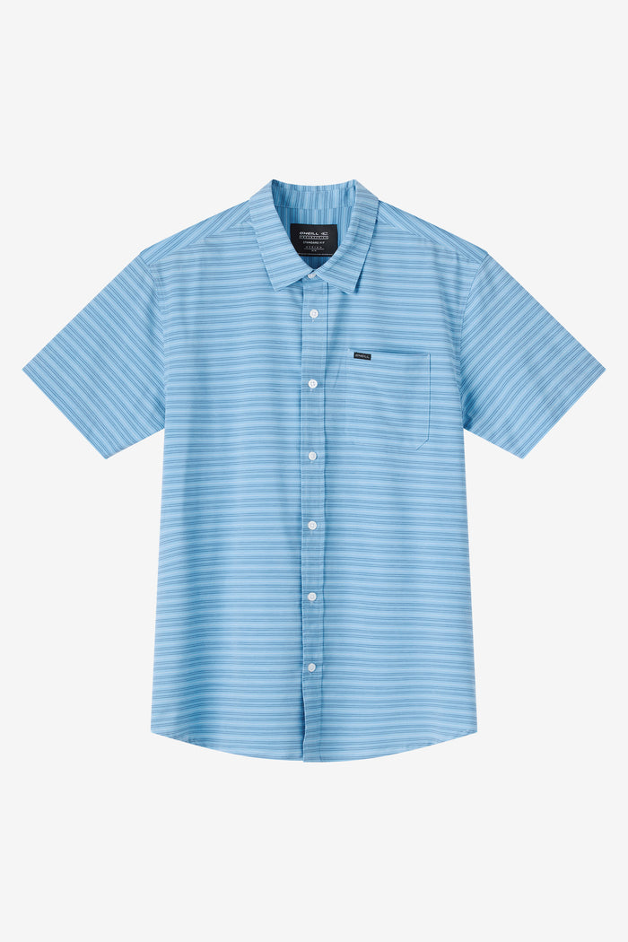 TRVLR UPF Traverse Stripe Standard Fit Shirt - Blue Fade | O'Neill