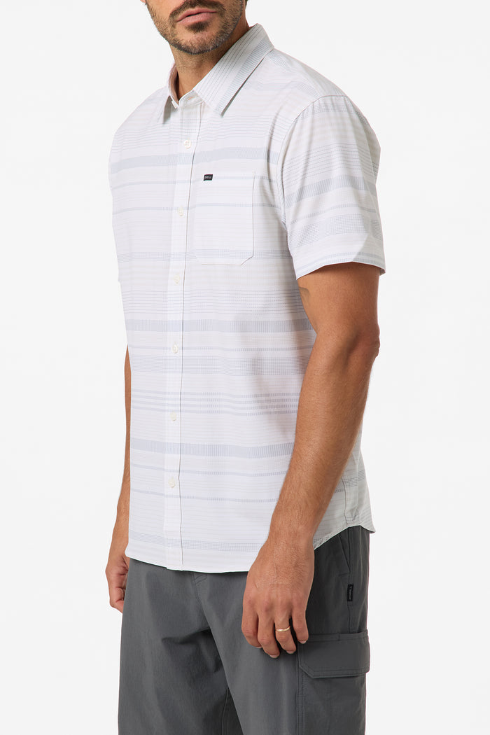 TRVLR UPF Traverse Stripe Standard Fit Shirt - Natural 2 | O'Neill