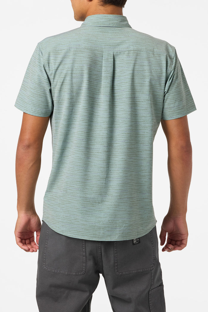 TRVLR UPF Traverse Stripe Standard Fit Shirt - Sage | O'Neill