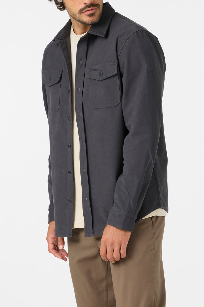 Unified Overshirt Standard Fit Long Sleeve Shirt - Phantom | O'Neill