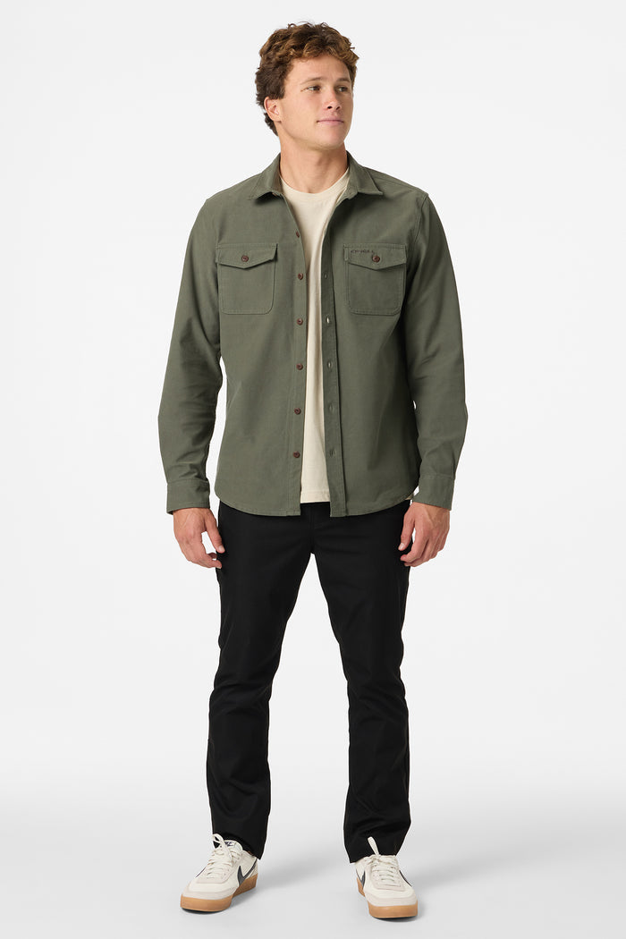 Unified Overshirt Standard Fit Long Sleeve Shirt - Dark Olive | O'Neill