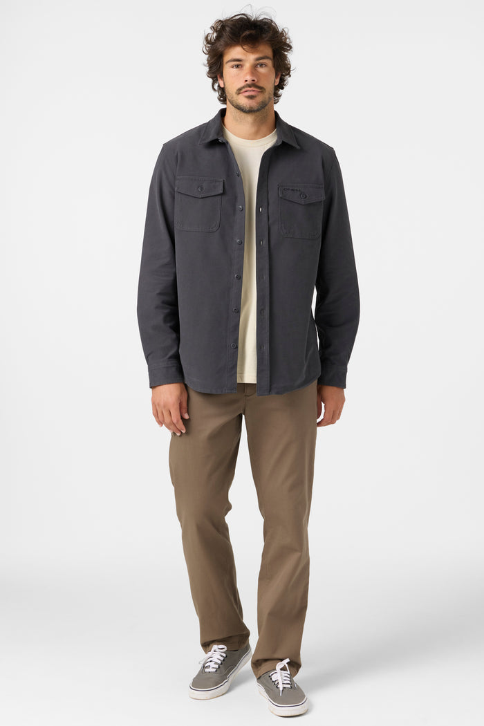Unified Overshirt Standard Fit Long Sleeve Shirt - Phantom | O'Neill