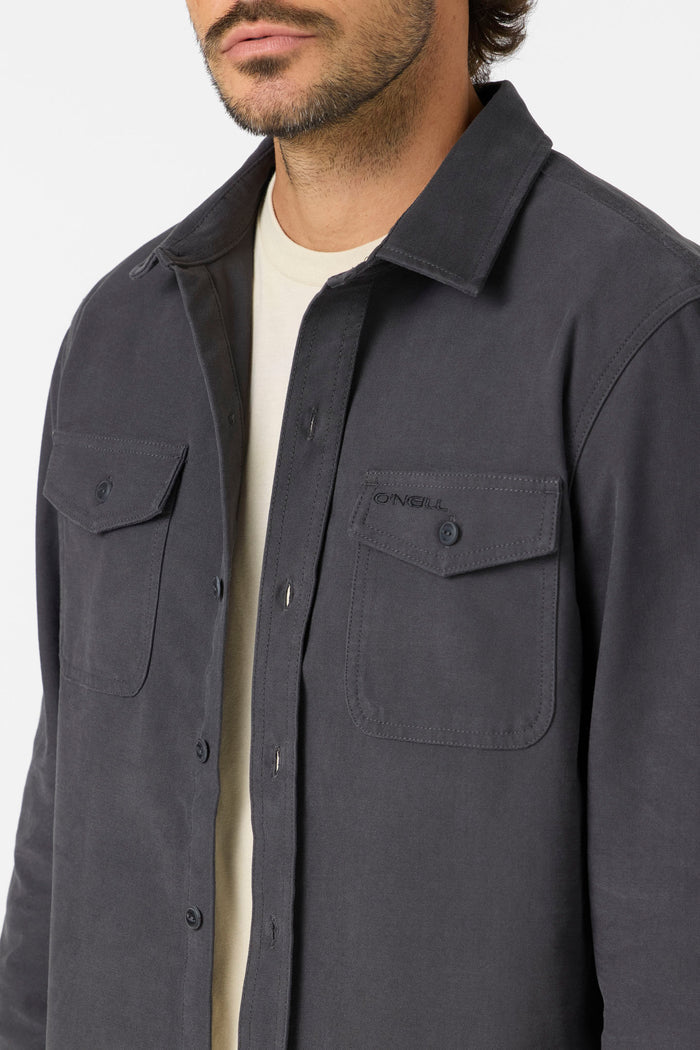 Unified Overshirt Standard Fit Long Sleeve Shirt - Phantom | O'Neill