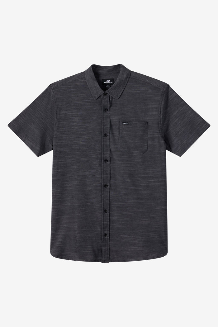 UPF Slub Solid Standard Fit Shirt - Black | O'Neill