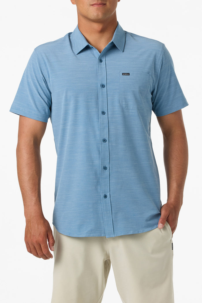UPF Slub Solid Standard Fit Shirt - Captain'S Blue | O'Neill