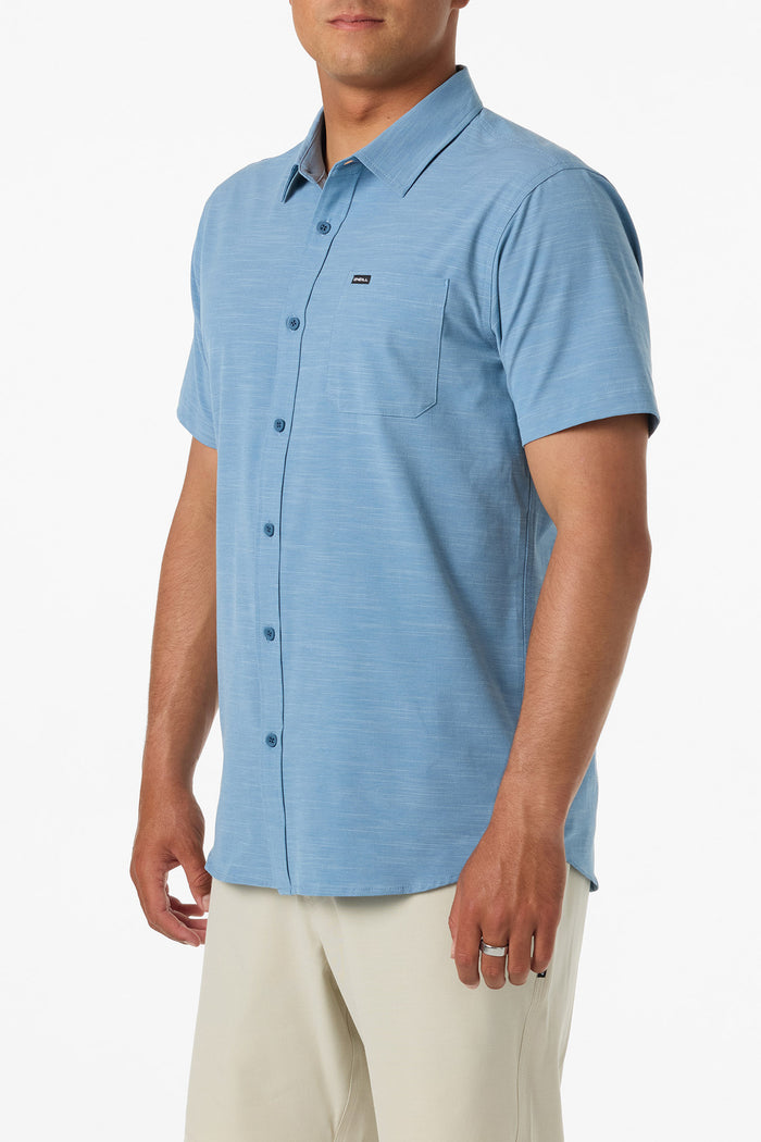 UPF Slub Solid Standard Fit Shirt - Captain'S Blue | O'Neill